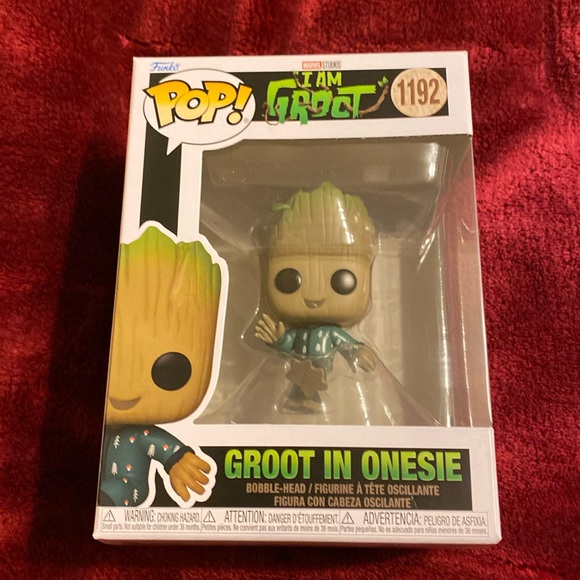 ⭐️4/$36⭐️ Groot in Onsie #1192 Funko Pop! I am Groot - Picture 1 of 5